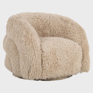 Richmond Kids Draaifauteuil 'Lenny' Fluffy, kleur Zand
