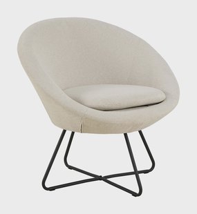 Bendt Fauteuil 'Lærke' Geweven, kleur Beige