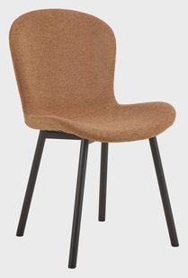 Bendt Eetkamerstoel 'Elani' Geweven stof, kleur Terracotta