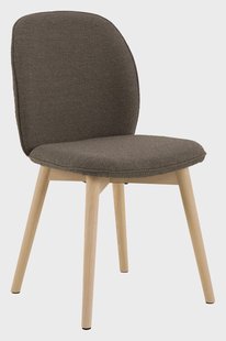 Bendt Eetkamerstoel 'Tijn' Bouclé, kleur Taupe