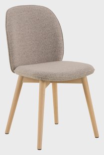 Bendt Eetkamerstoel 'Tijn' Bouclé, kleur Beige