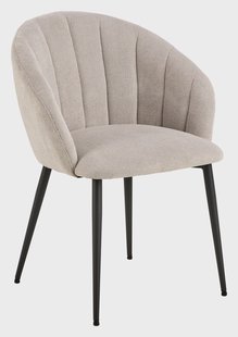 Bendt Eetkamerstoel 'Karoline' Geweven stof, kleur Beige