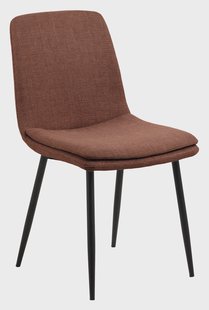 Bendt Eetkamerstoel 'Tronier' Structuurstof, kleur Terracotta