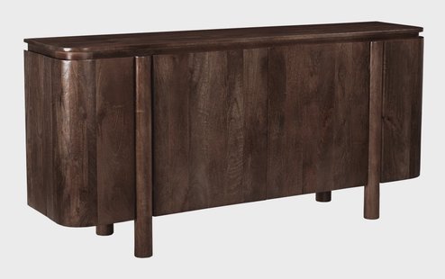 Livingfurn Dressoir 'Salano' Mangohout, 170 cm, kleur Bruin