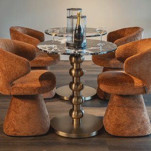 Richmond Bistrotafel 'Witlox' Marmerlook, 75cm