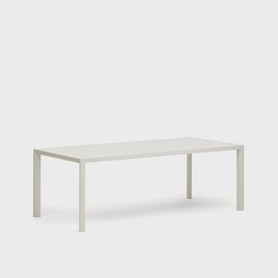 Kave Home Tuintafel 'Culip' 220 x 100cm, kleur Wit