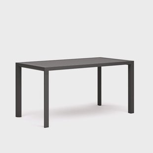 Kave Home Tuintafel 'Culip' 150 x 77cm, kleur Donkergrijs