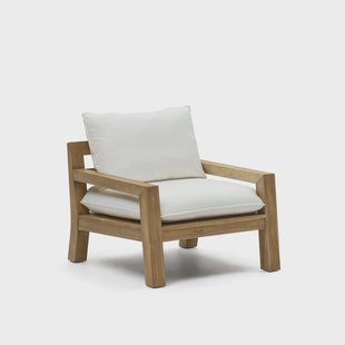 Kave Home Fauteuil 'Forcanera' Teakhout