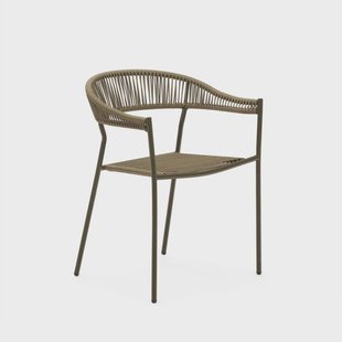 Kave Home Tuinstoel 'Futadera' Geweven touw, kleur Groen