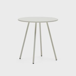 Kave Home Outdoor Bistrotafel 'Montjoi' 70cm, kleur Wit