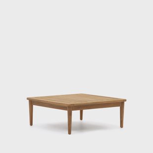Kave Home Vierkante Salontafel 'Portitxol' Teakhout, 80 x 80cm