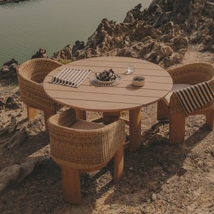 Kave Home Ronde Eettafel 'Xoriguer' Eucalyptushout, 140cm