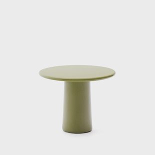 Kave Home Ronde Bijzettafel 'Albanella' Cement, 65cm, kleur Groen