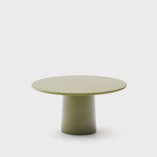 Kave Home Ronde Salontafel 'Albanella' Cement, 85cm, kleur Groen
