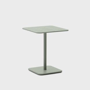 Kave Home Outdoor Bistrotafel 'Brai' Staal, 70 x 70cm, kleur Turquoise