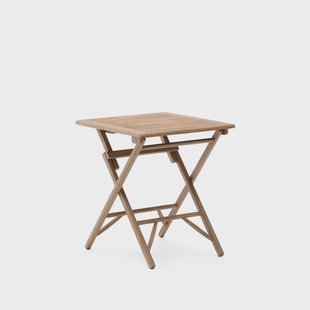 Kave Home Inklapbare Bistrotafel 'Dandara' Acaciahout, 66 x 66cm