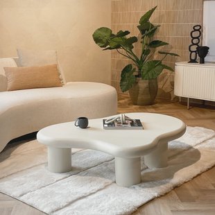 Brix Organische Salontafel 'Feline' Beton Ciré, 120 x 88cm