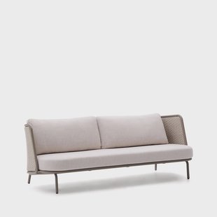 Kave Home 3-zits Loungebank 'Sedalis' Touw, kleur Taupe