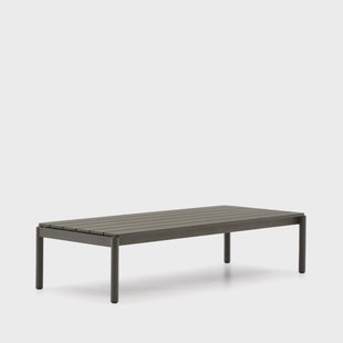 Kave Home Outdoor Salontafel 'Sorells' 149 x 63cm, kleur Donkergroen