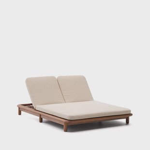 Kave Home 2-persoons Ligbed 'Turqueta' Teakhout