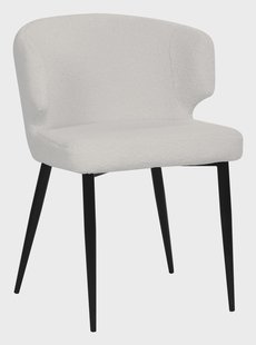 Artistiq Eetkamerstoel 'Dam' Teddy, kleur Wit