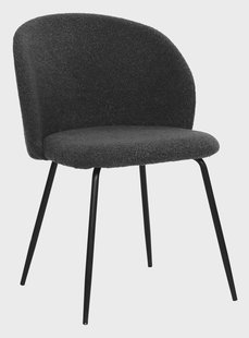 Artistiq Eetkamerstoel 'Keona' Structuurstof, kleur Zwart