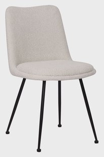 Artistiq Eetkamerstoel 'Janey' Bouclé, kleur Wit