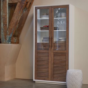 Rivièra Maison Buffetkast 'Lake House' Eikenhout en glas, 205 x 100cm
