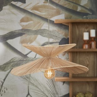 Rivièra Maison Hanglamp 'Bayu' Riet, 65cm