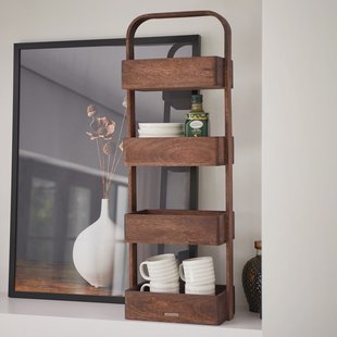 Rivièra Maison Opbergrek 'Belfast' Mangohout, 86 x 30cm