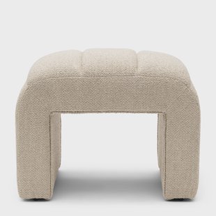 Rivièra Maison Hocker 'Brera' Bouclé, kleur Natural Grey