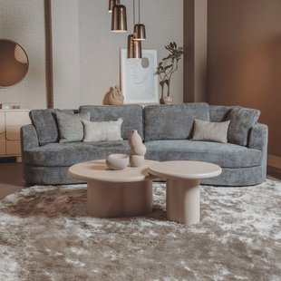 Tower Living Organische 3-zits Bank 'Sunderland' kleur Grijs