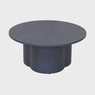 Tower Living Ronde Salontafel 'Palazzo' Teakhout met betonlook, 75cm