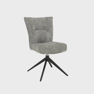 Tower Living Draaibare Eetkamerstoel 'Bardi' kleur Zilver