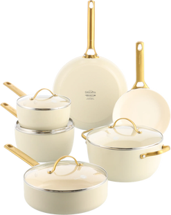 GreenPan Padova Reserve Pannenset 10-delig Cream White