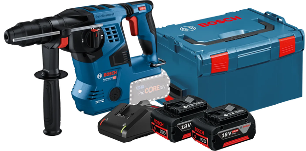 Bosch Professional GBH 18V-22 5,0 Ah GBA Accu (2x) Starterspakket