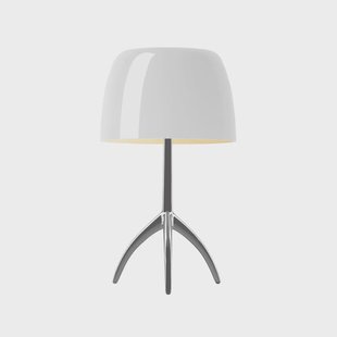 Foscarini Lumiere Grande dimbare tafellamp wit, aluminium