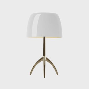 Foscarini Lumiere Grande dimbare tafellamp wit, champagne