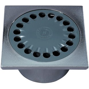 Wirquin Vloersifon Verchroomd Ø40mm Grijs