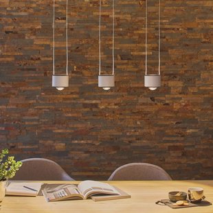 Paulmann LED hanglamp Aldan, aluminium, dimbaar, 3-lamps.