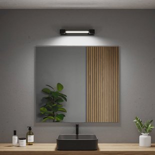 Paulmann LED wandlamp Lucille, zwart, 40 cm IP44 dimbaar