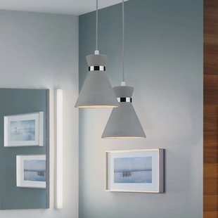 Paulmann hanglamp Verve, beton, Ø 20 cm, IP44