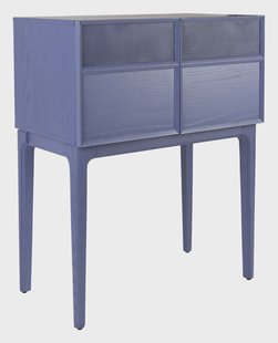 Zuiver Dressoir 'June' Eikenhout en metaal, 80cm, kleur Paars
