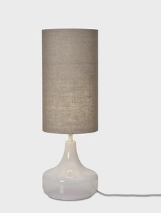 its about RoMi Tafellamp 'Reykjavik' Linnen, 75cm, kleur Donkerbeige