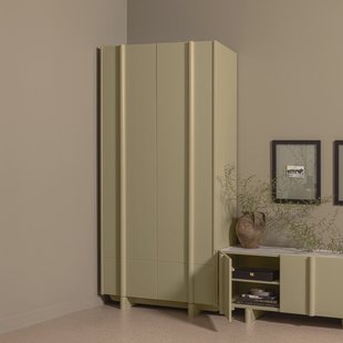 WOOOD Opbergkast 'Basu' Grenen, kleur Moss