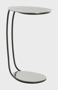 Light & Living Laptoptafel 'Marsh' 43 x 27cm, kleur Nikkel