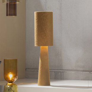WOOOD Vloerlamp 'Loft' Bouclé, 130cm, kleur Tapenade