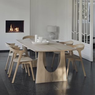 Ethnicraft Eettafel 'Geometric' Geolied Eikenhout, 220 x 100cm