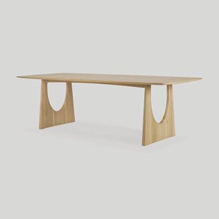 Ethnicraft Eettafel 'Geometric' Geolied Eikenhout, 250 x 100cm