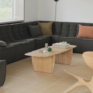 Ethnicraft Salontafel 'PI' Eikenhout, 155 x 58cm, kleur Naturel